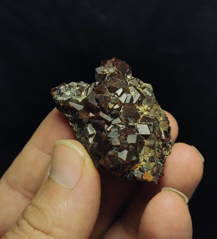 Natural Andradite Garnets Cluster 51 grams