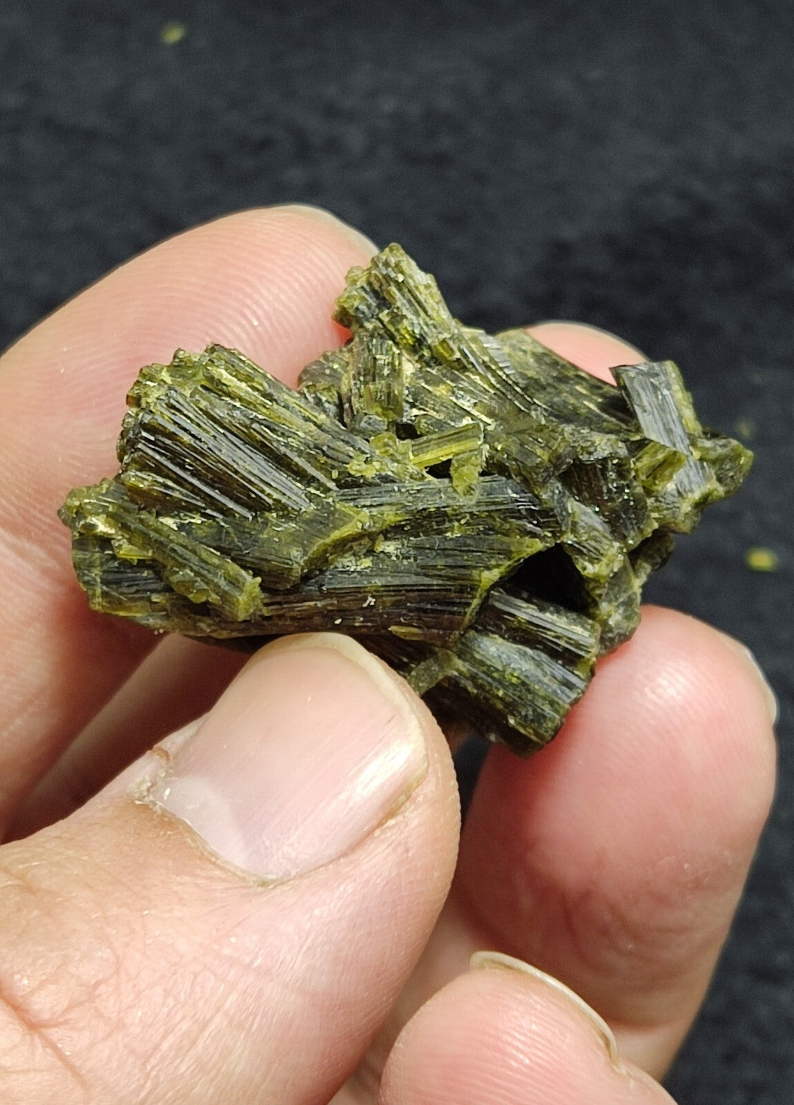 A very Aesthetic Natural beautifully terminated epidote specimen 20 grams