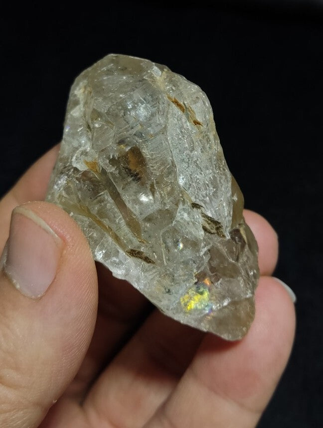 Double terminated Quartz Crystal High Altitude Patterns 94 grams