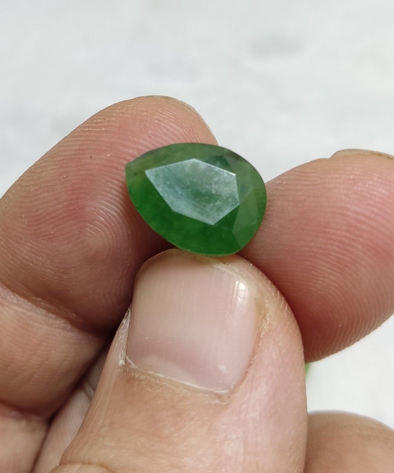 105 Carats faceted hydrogrossular vesuvianite gems