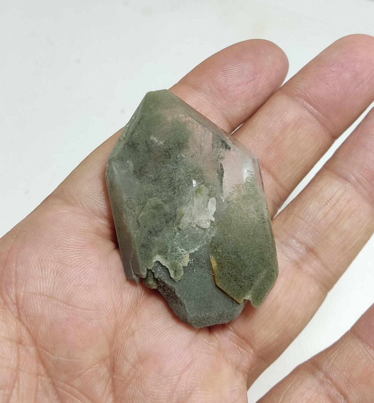 An Aesthetic Natural beautifully terminated Chlorite Quartz specimen 34 grams