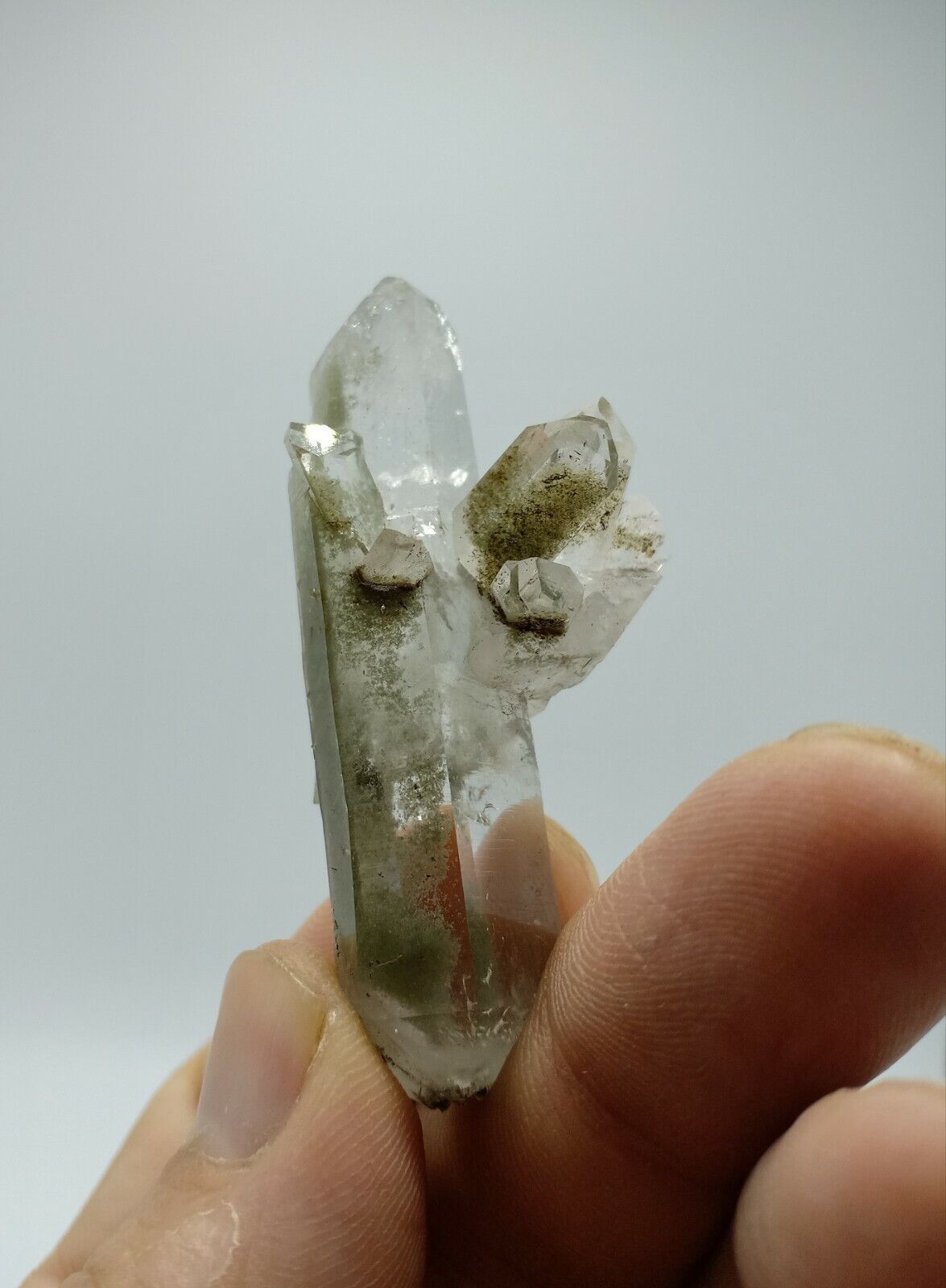 A very Aesthetic Natural beautifully terminated Chlorite Quartz crystal 27 grams