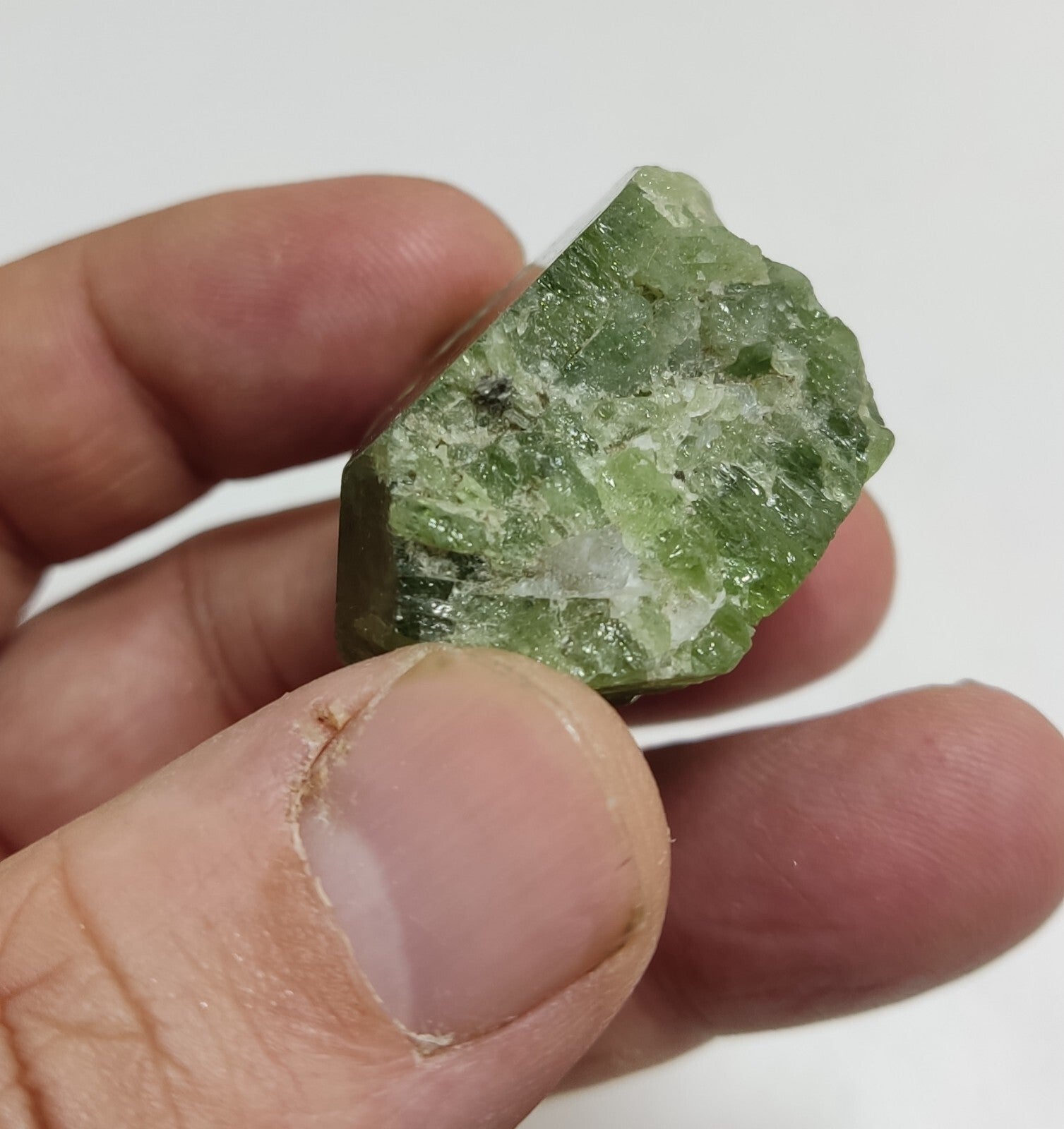 An amazing specimen of diopside crystal 46 grams