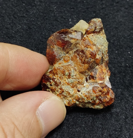 An Aesthetic specimen of zircon crytsals 32 grams