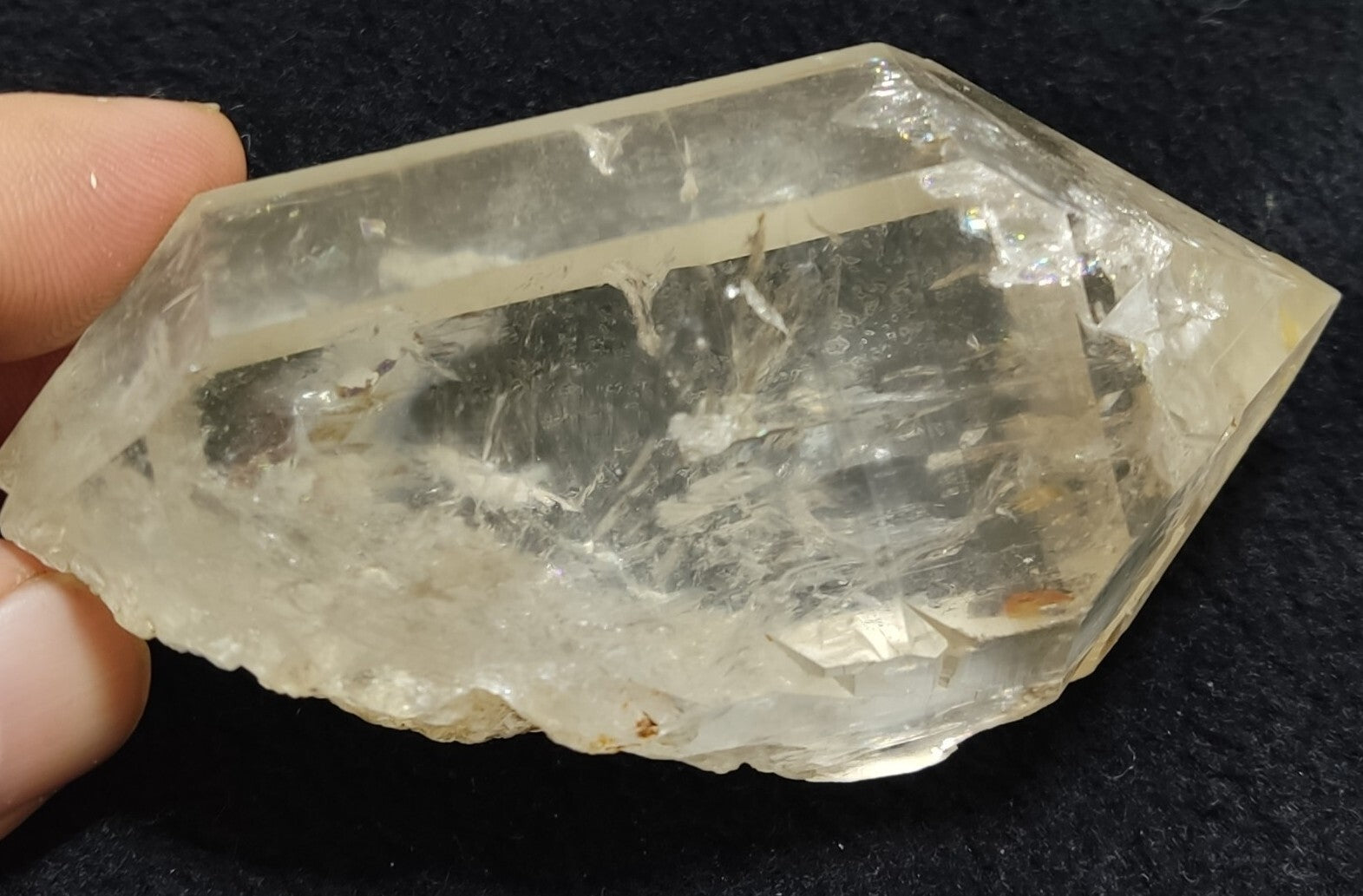 An Aesthetic terminated specimen of Quartz crystal 246 grams