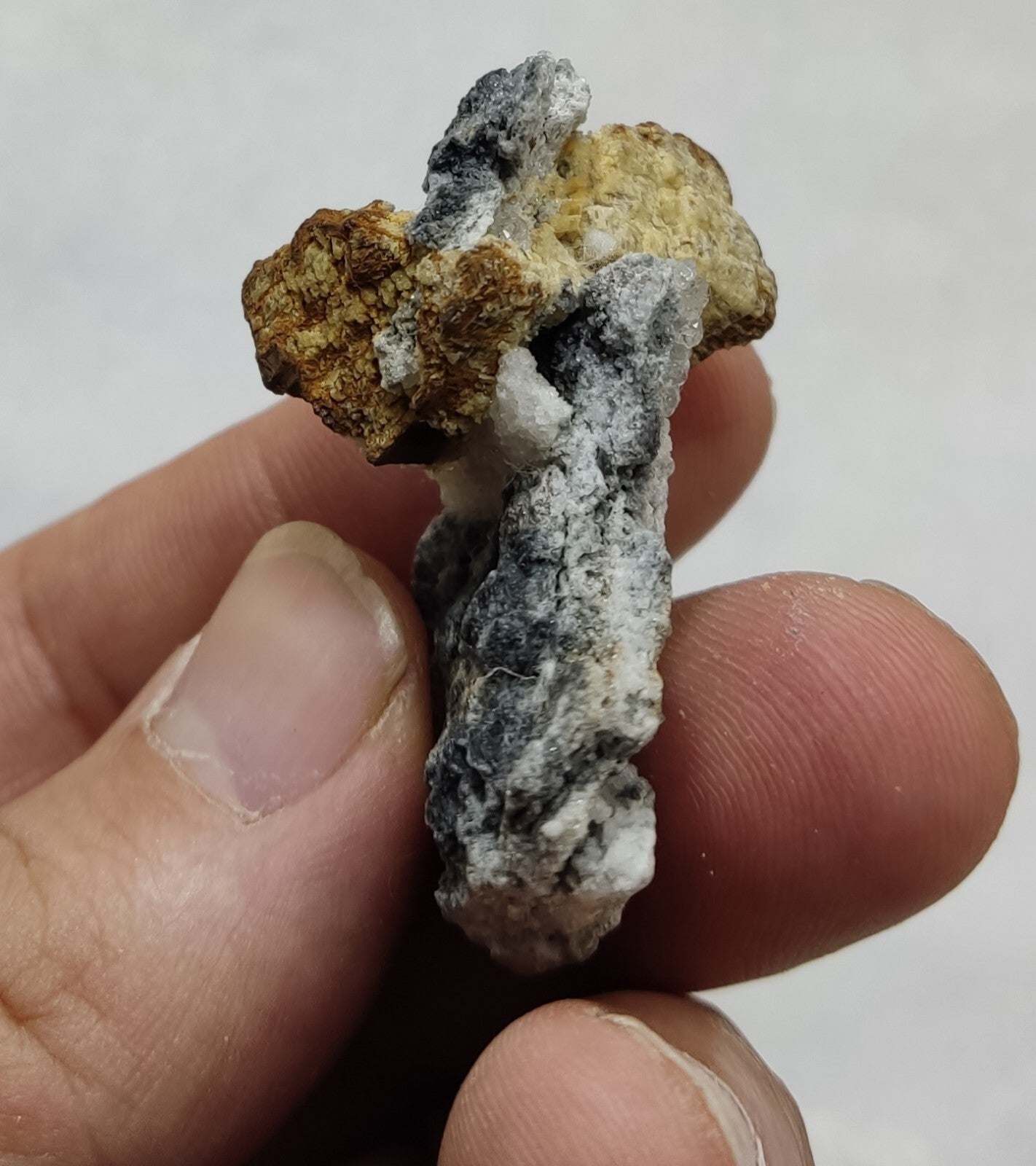 An amazing specimen of siderite on matrix 14 grams