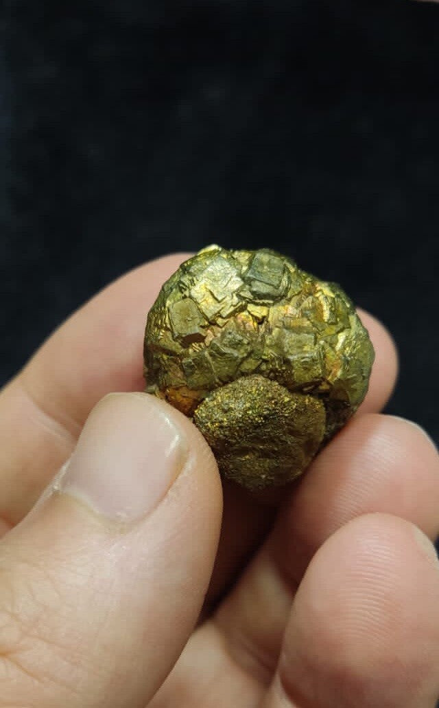 Natural Iridescent Pyrite Nodule Shape Specimen 36 Grams.