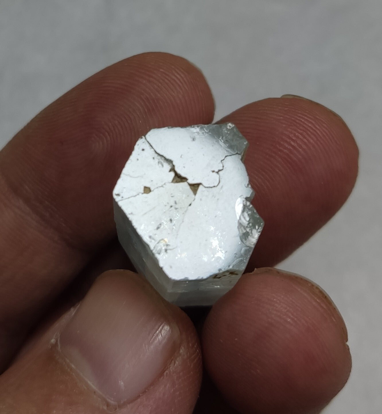 An Aesthetic specimen of aquamarine crystal 12 grams