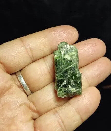 Green Diopside Crystal 22 Grams