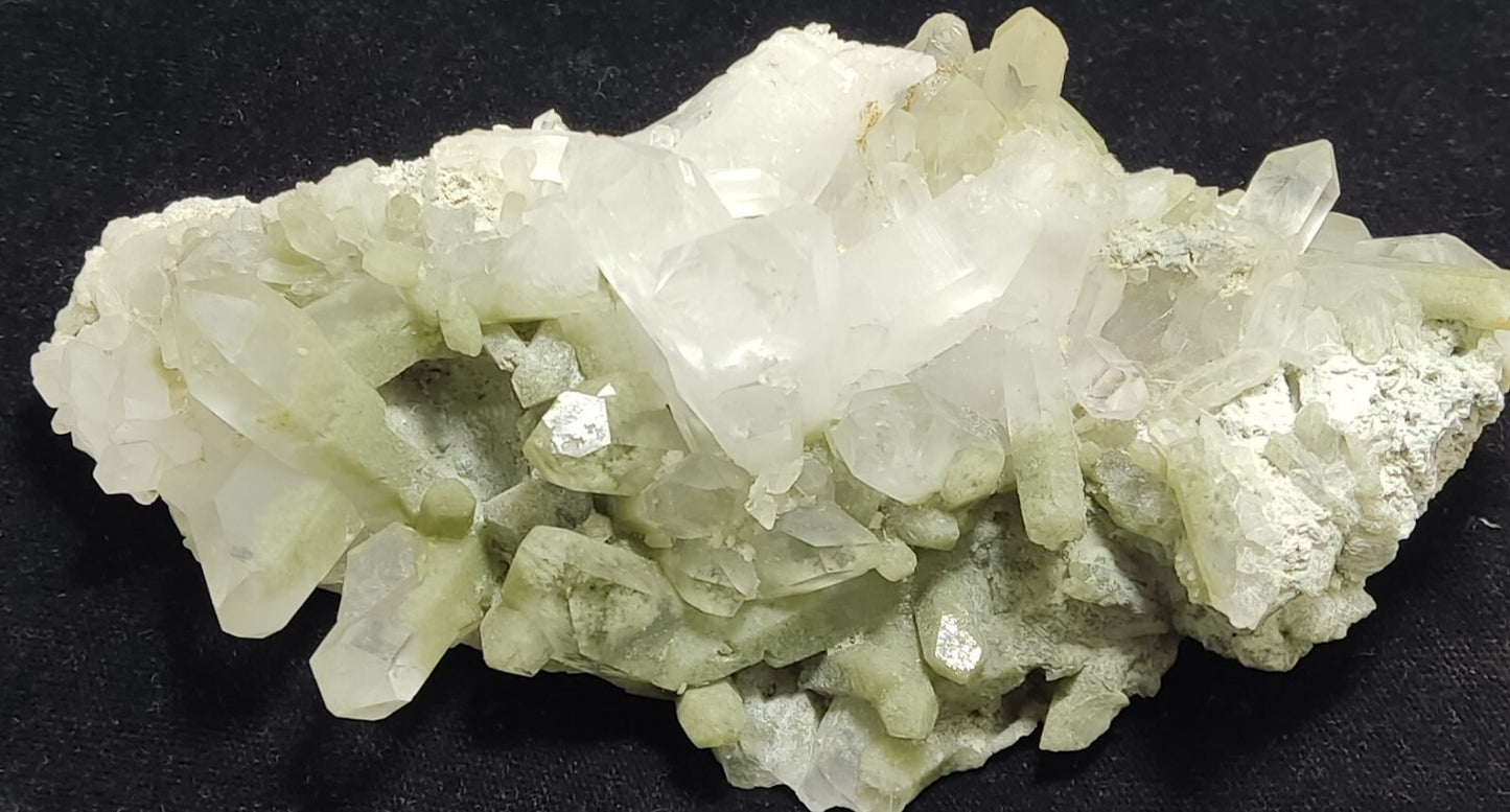 An Aesthetic large terminated chlorite Quartz cluster 504 grams