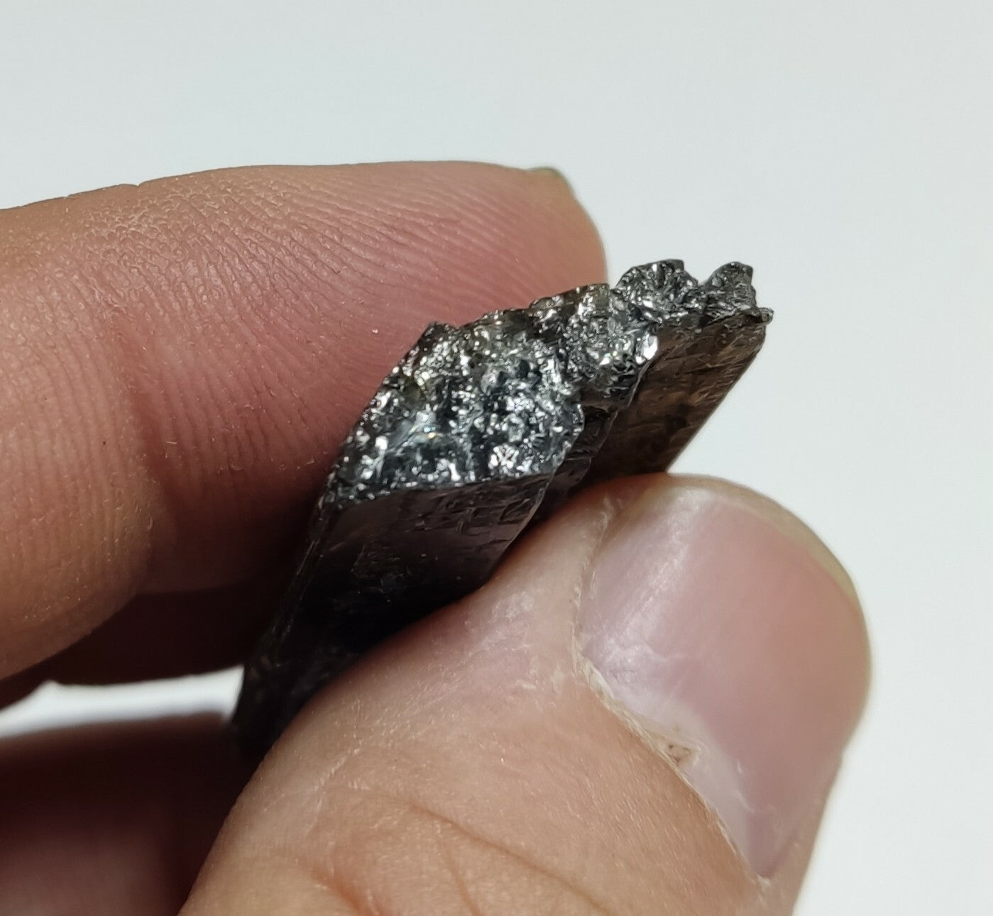 An aesthetic specimen of epidote crystal 12 grams