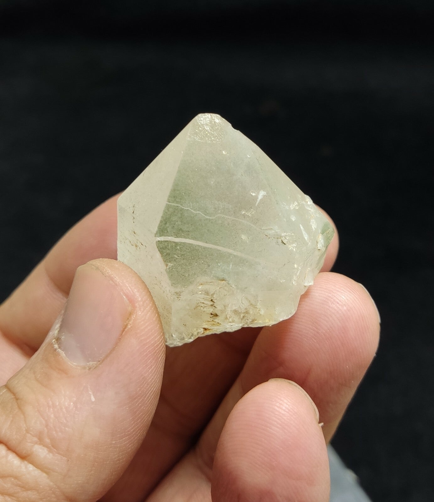 An aesthetic terminated chlorite quartz crystal 39 grams