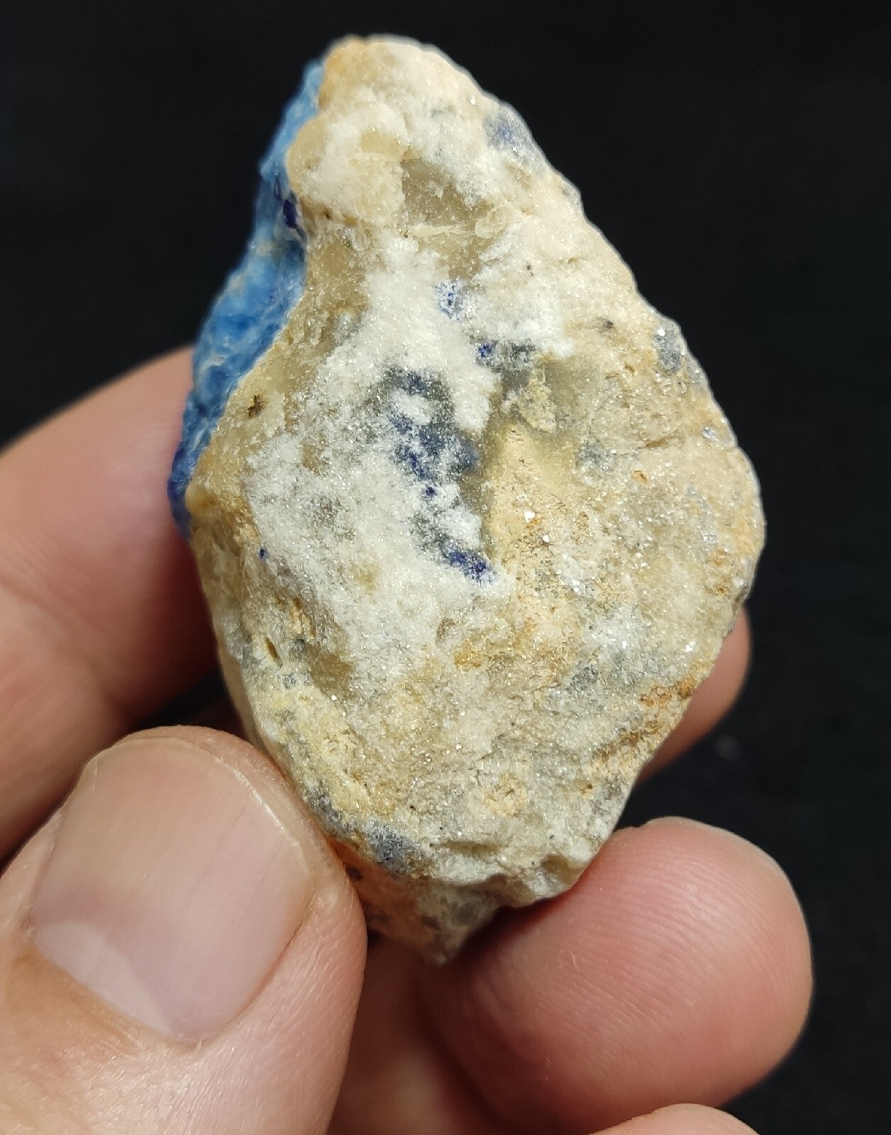 Fluorescent Afghanite on Matrix  66 grams