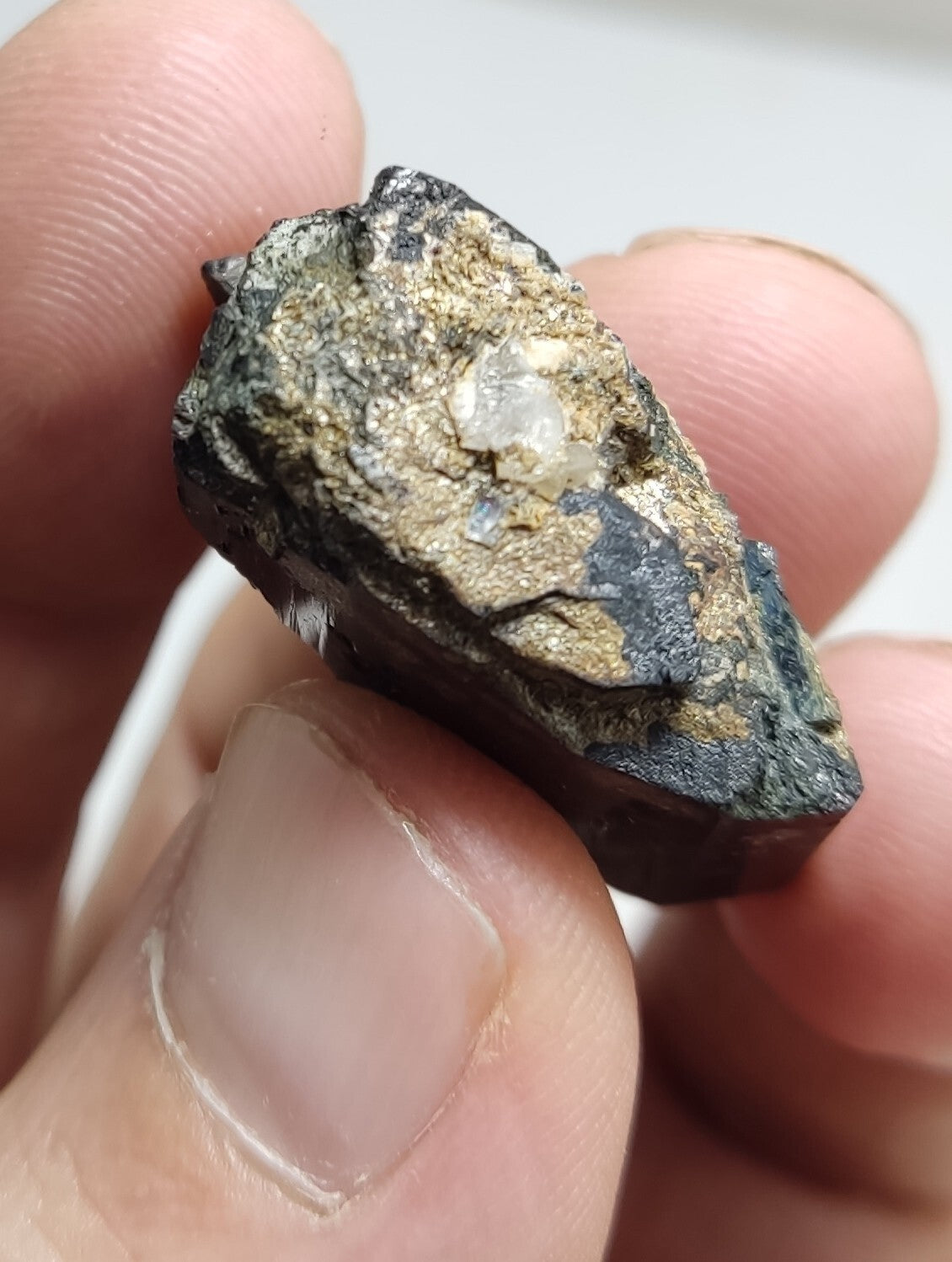 An aesthetic specimen of terminated aegirine crystal 19 grams