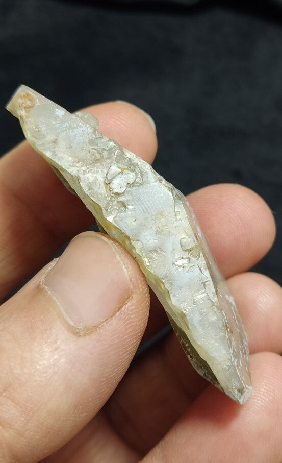 Terminated Smoky Light Blue Quartz with possibly Chlorite inclusions 24 grams