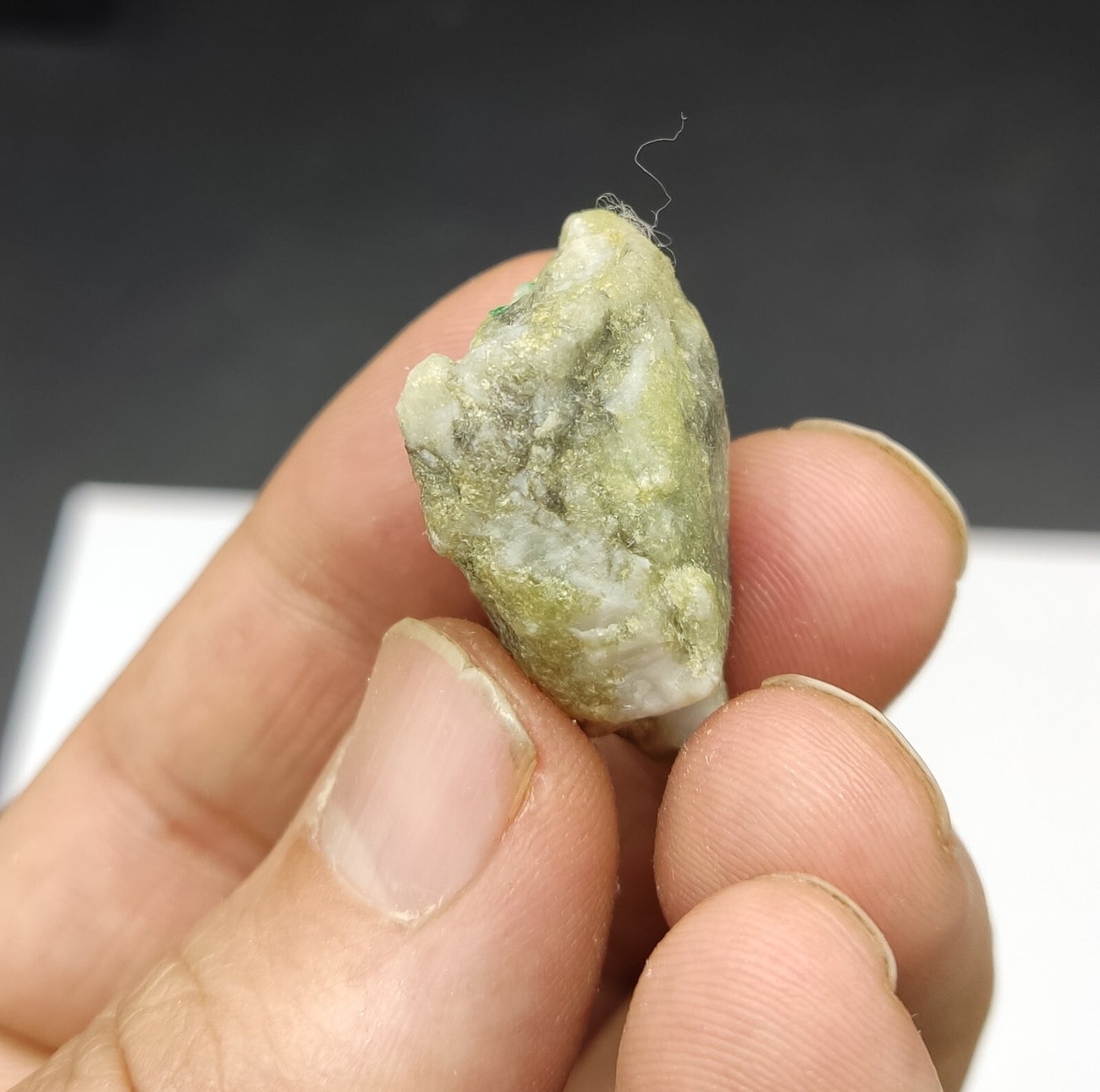 An Aesthetic miniature specimen of emerald in matrix 16 grams