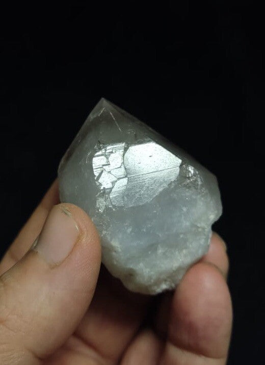 Natural Smoky Phantom Quartz Crystal 91 Grams.