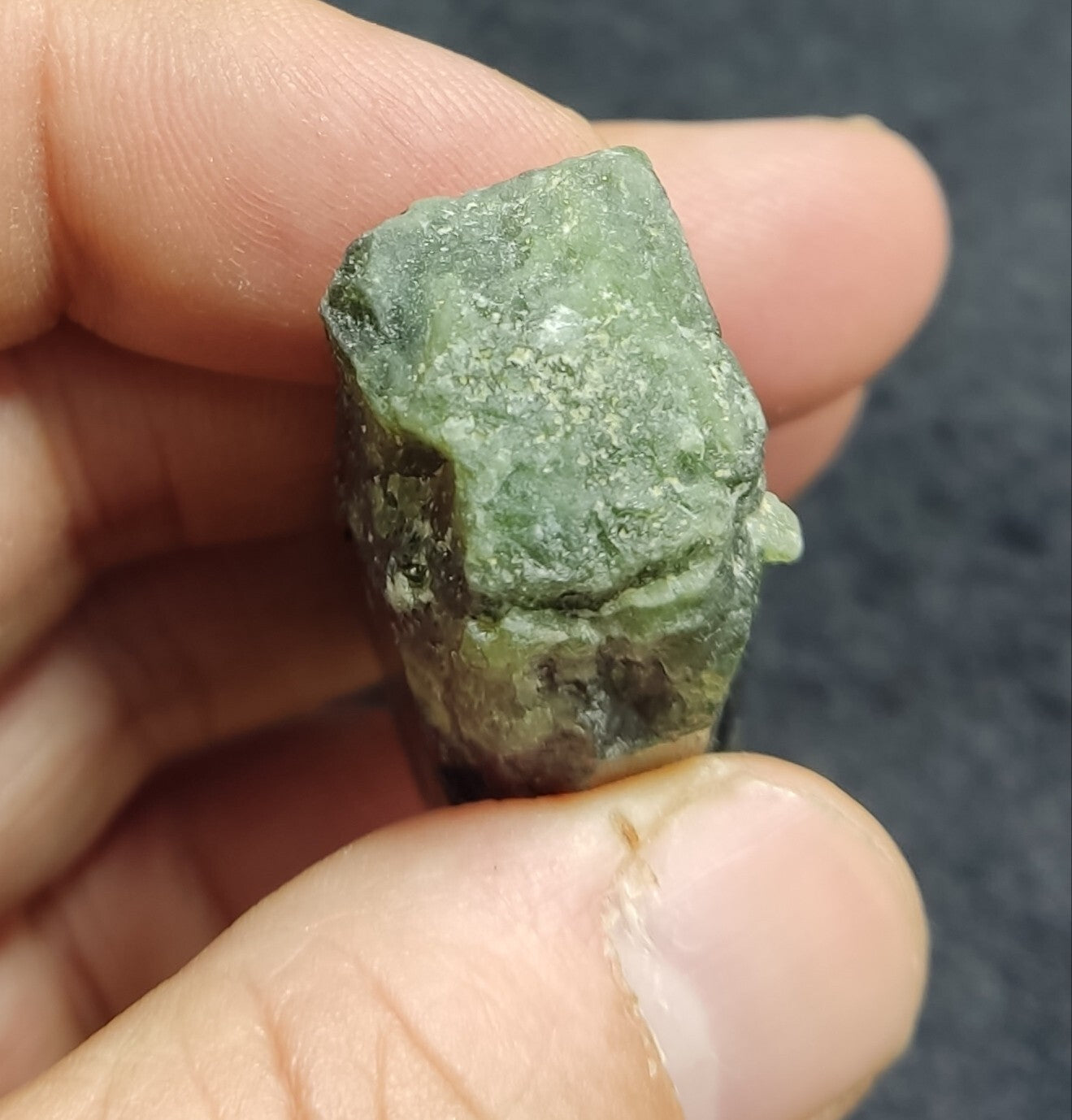 An amazing specimen of diopside crystal 48 grams