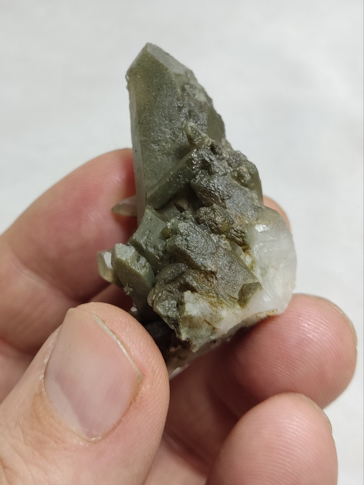 An Aesthetic terminated chlorite Quartz specimen 29 grams