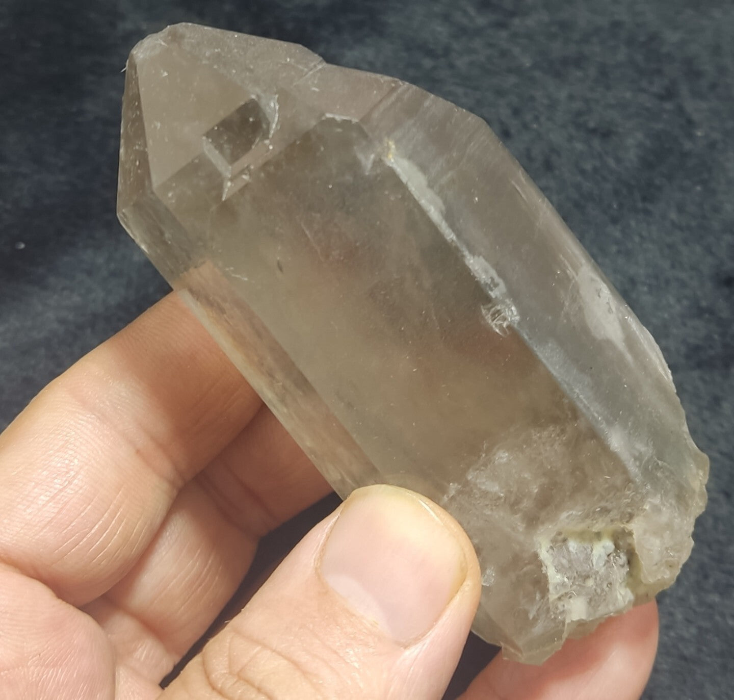 An Aesthetic Naturally terminated specimen of Smoky Quartz 217 grams
