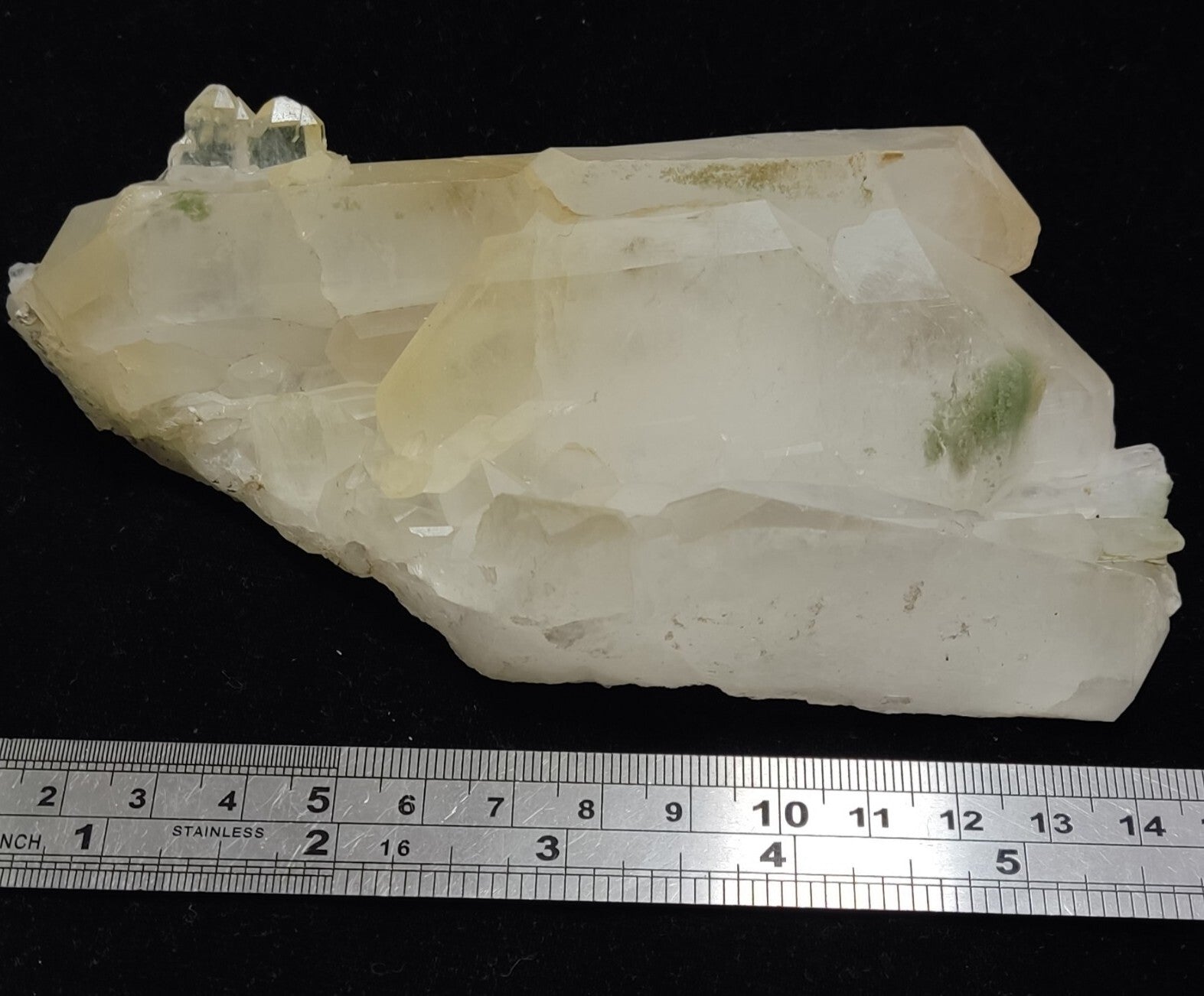 Natural beautifully terminated Quartz with Chlorite Inclusions 396 grams