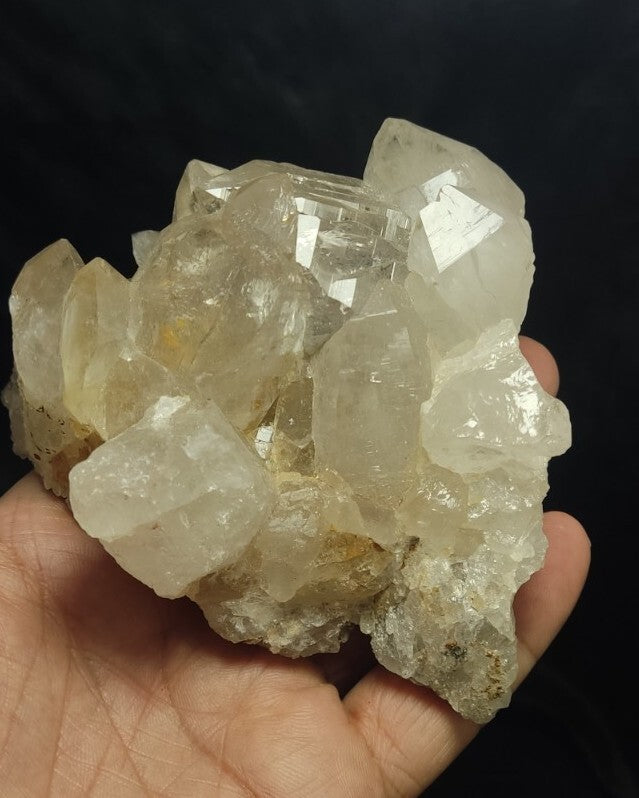 Natural terminated Quartz Specimen with Siderite 412 grams