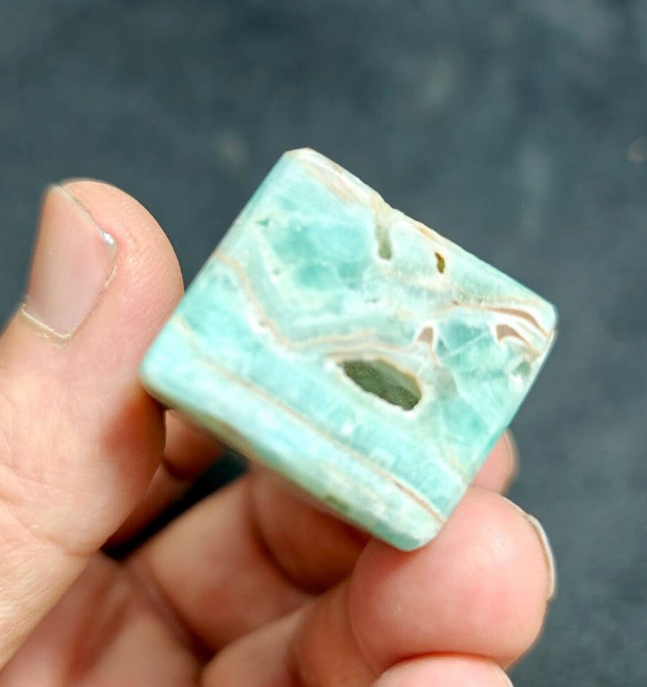 Blue Aragonite Tower 81 Grams.