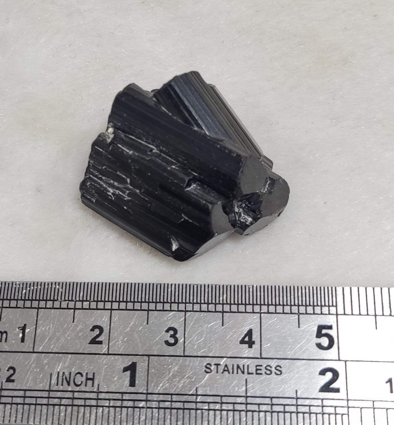 An amazing specimen of black tourmaline cluster 15 grams