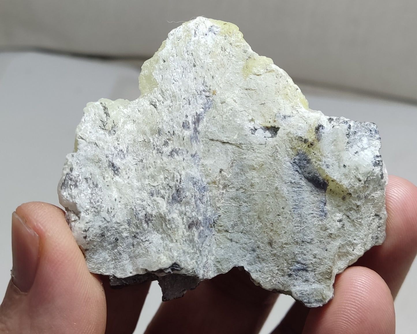 An Aesthetic Natural specimen of brucite with chromite 41 grams