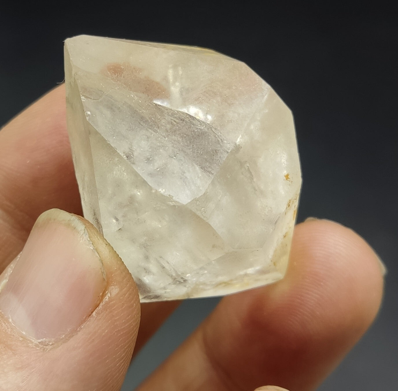 An Aesthetic gemmy double terminated Quartz crystal 33 grams