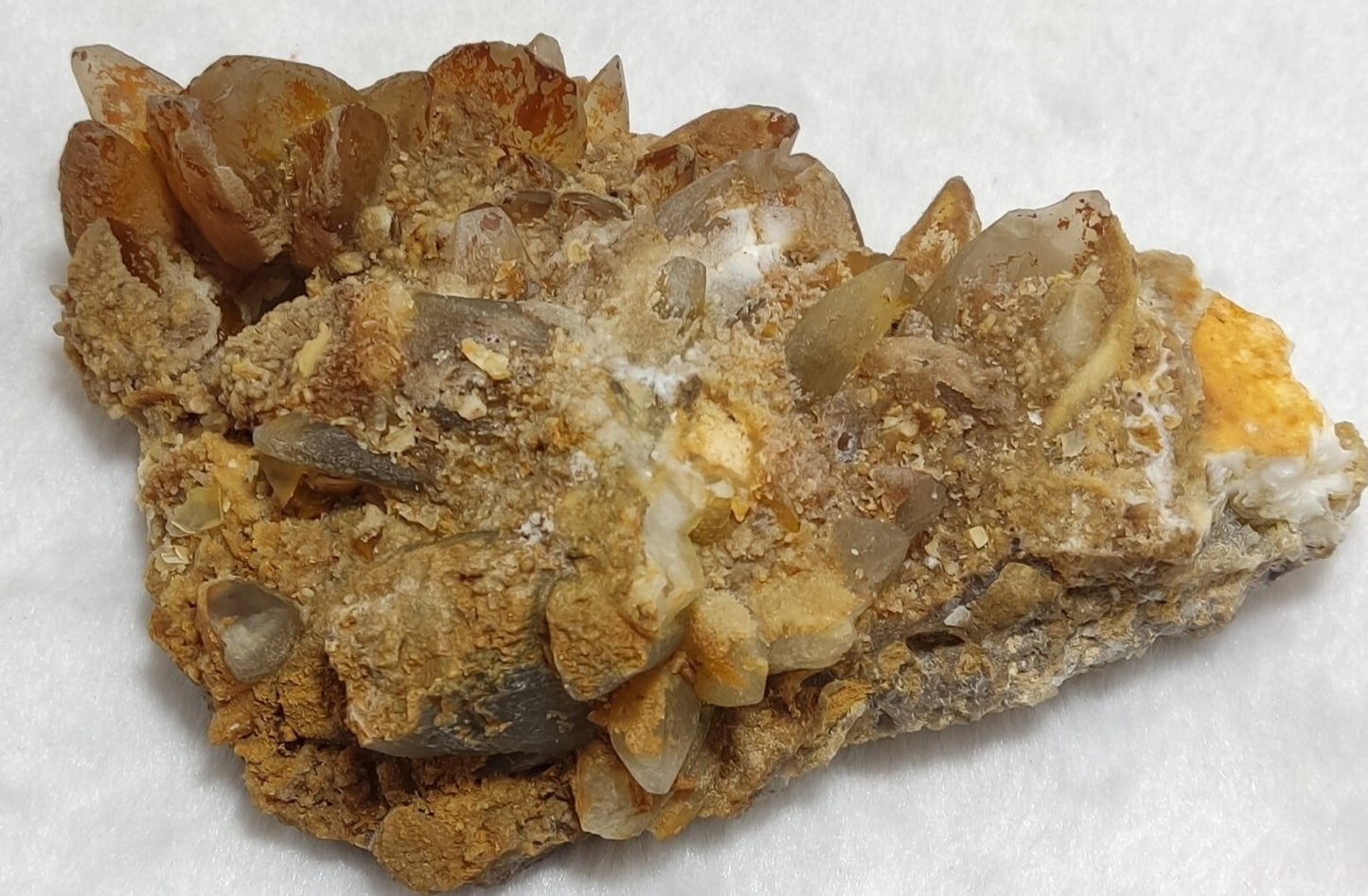 An Aesthetic Naturally terminated specimen of dogtooth calcite 459 grams