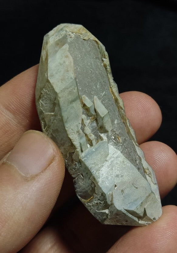 Terminated Smoky Light Blue Quartz with possibly Chlorite inclusions 24 grams