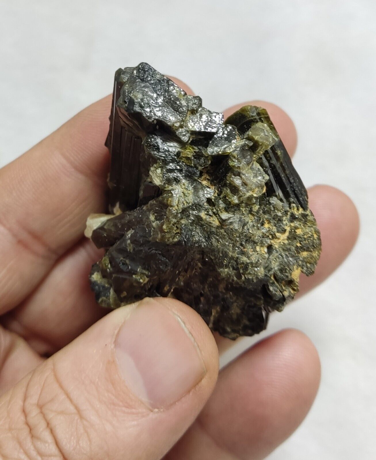 An Aesthetic specimen of epidote 97 grams