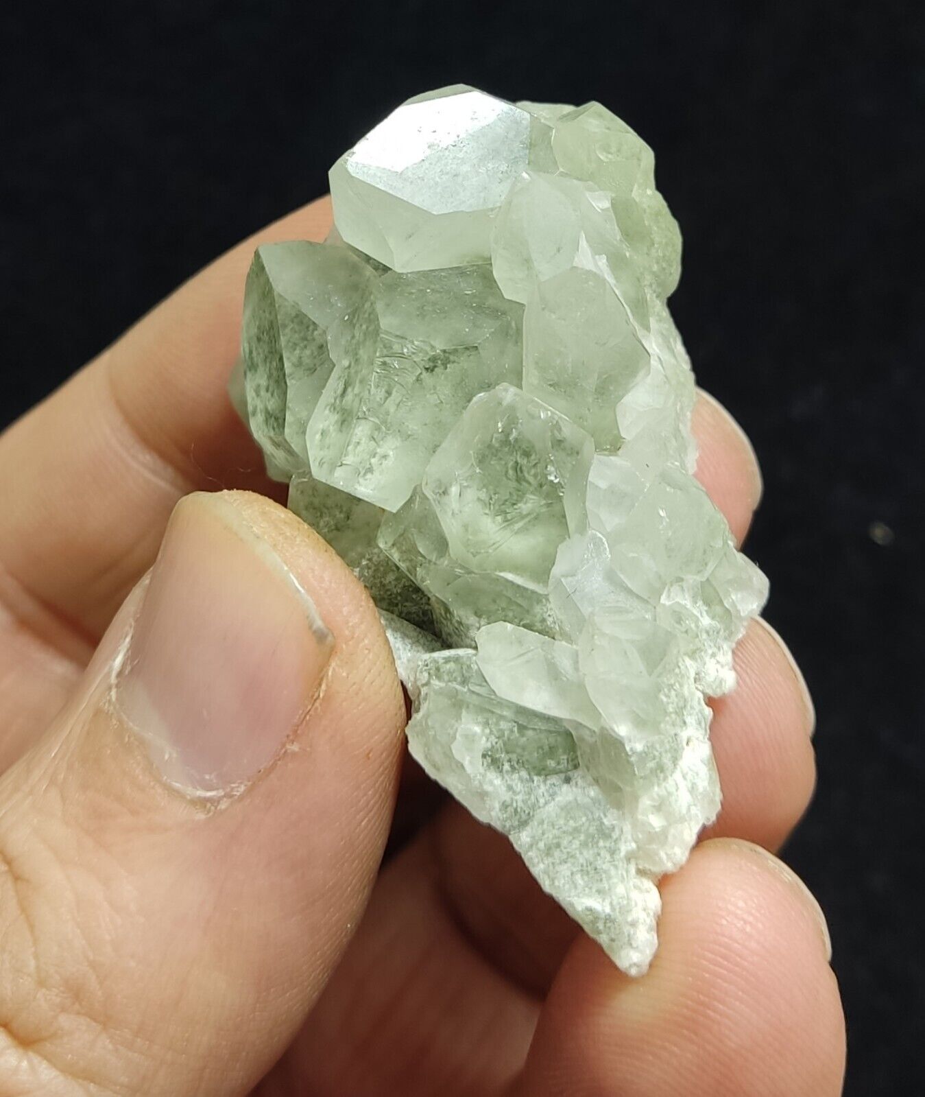 An Aesthetic Natural beautifully terminated Chlorite Quartz specimen 29 grams