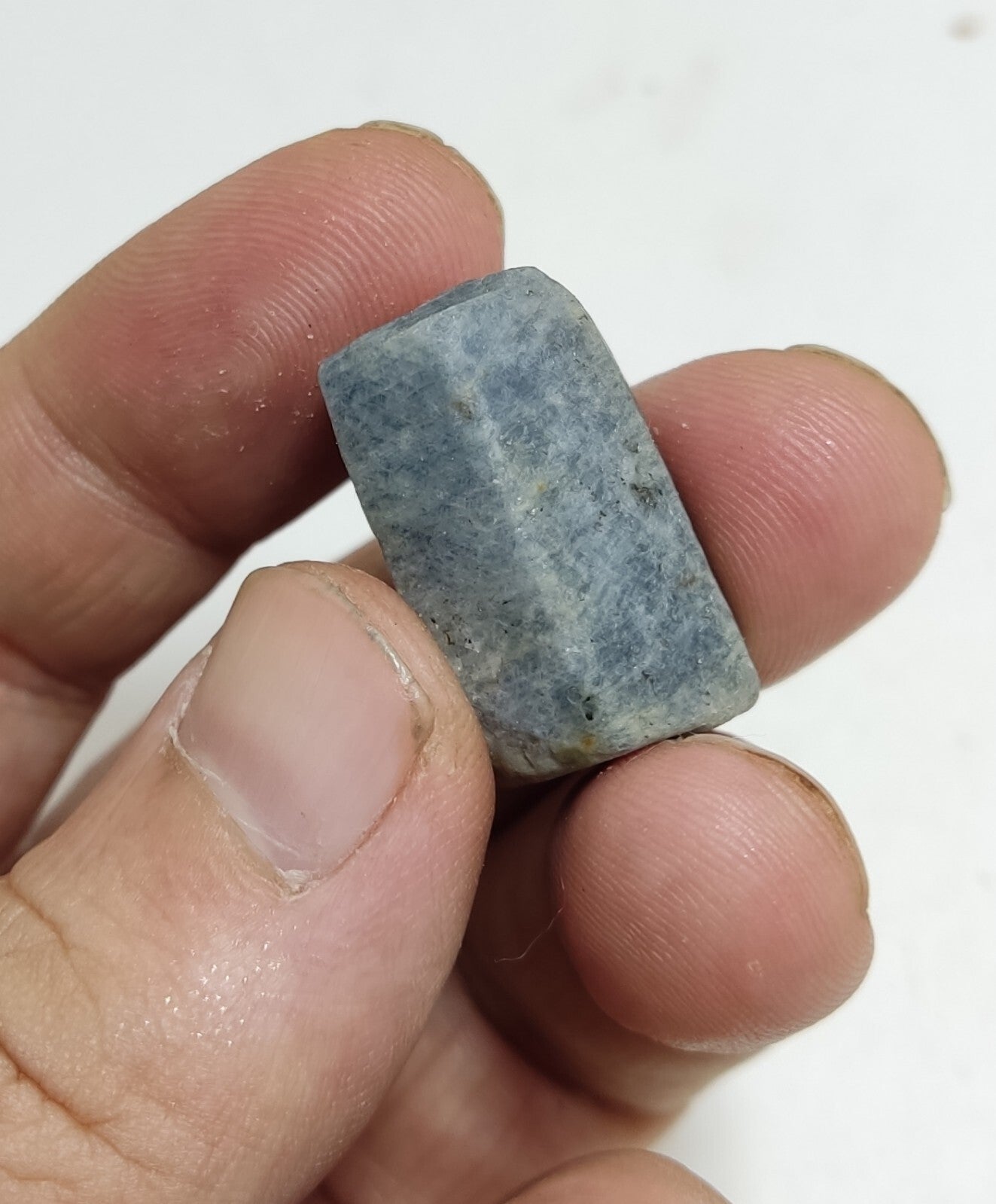 An aesthetic specimen of terminated sapphire crystal 22 grams