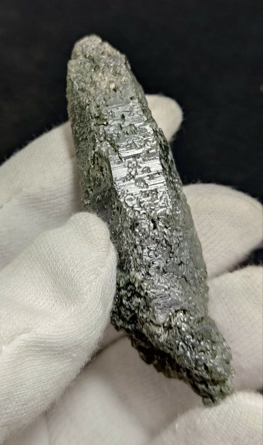 An Aesthetic Natural etched terminated Chlorite Quartz crystal specimen 39 grams