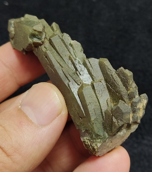 Natural Chlorite Quartz Crystal Bended Formations  35 grams