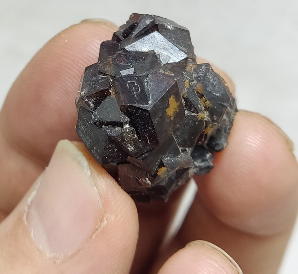 An Aesthetic specimen of andradite garnets on matrix 18 grams