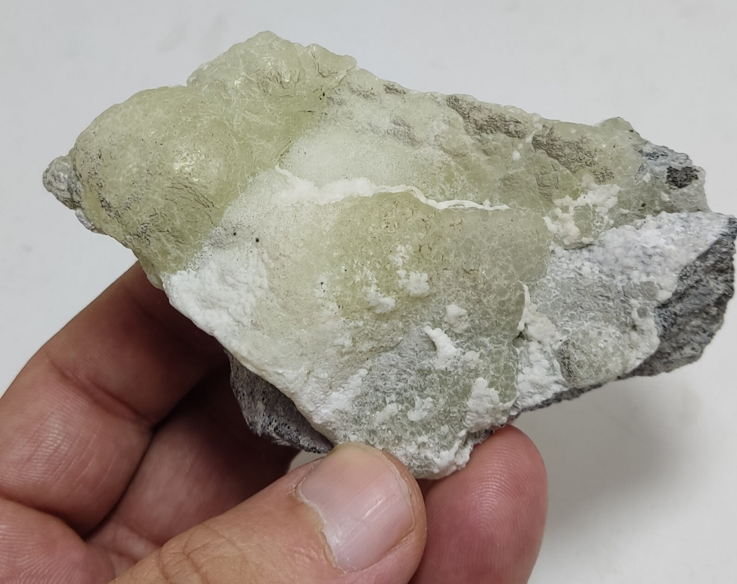 An Aesthetic Natural specimen of brucite with chromite 183 grams