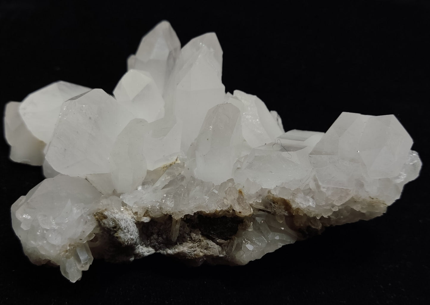 An Aesthetic Natural beautifully terminated Quartz cluster 210 grams