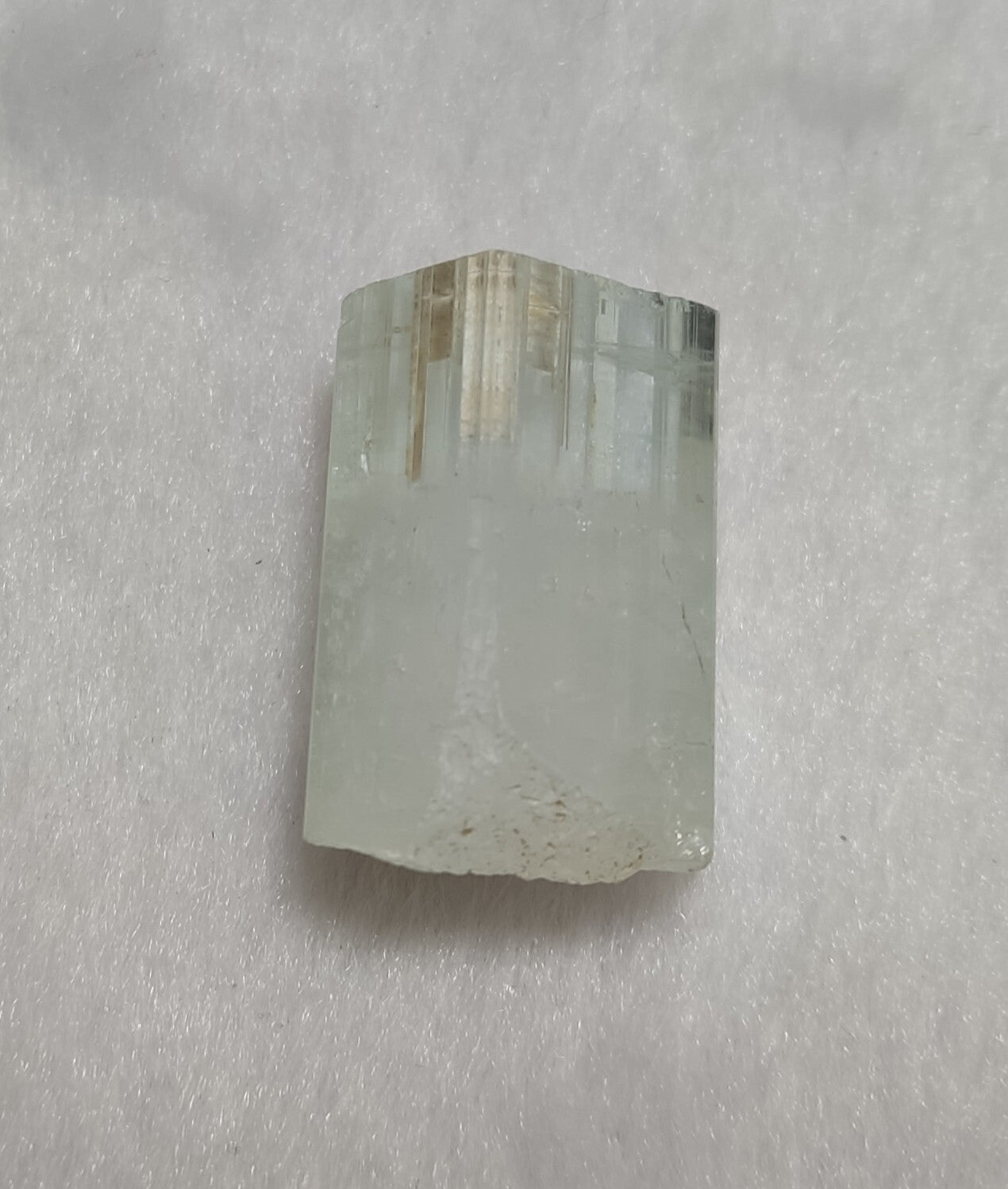 An Aesthetic specimen of aquamarine crystal 12 grams