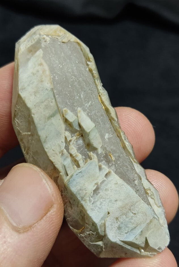 Terminated Smoky Light Blue Quartz with possibly Chlorite inclusions 24 grams