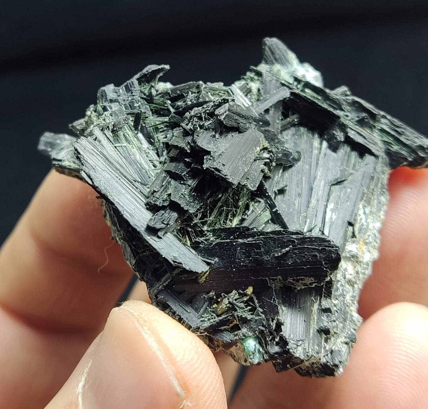 An Aesthetic specimen of epidote crystal 49 grams
