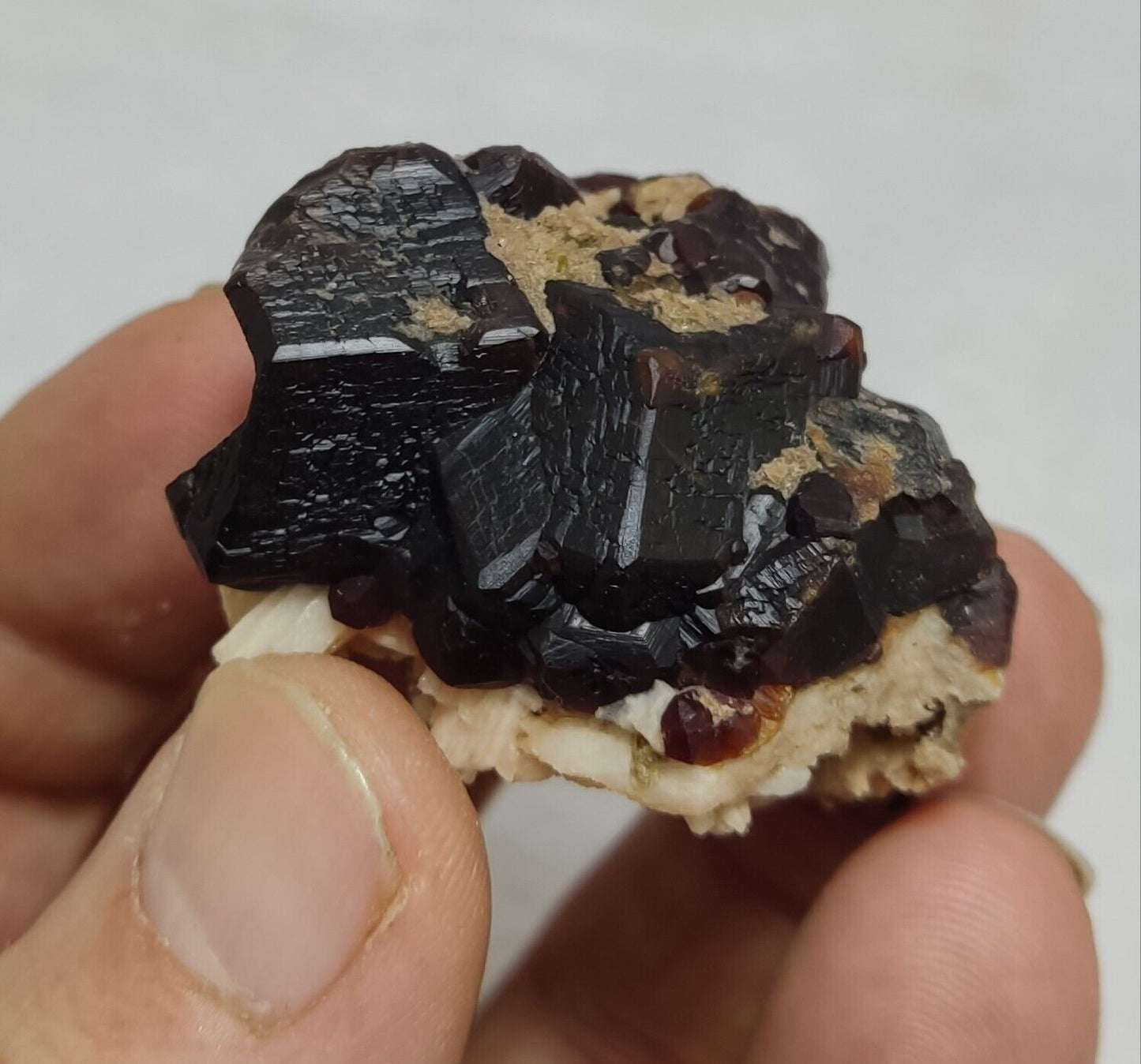 57 grams aesthetic andradite garnet crystal specimen