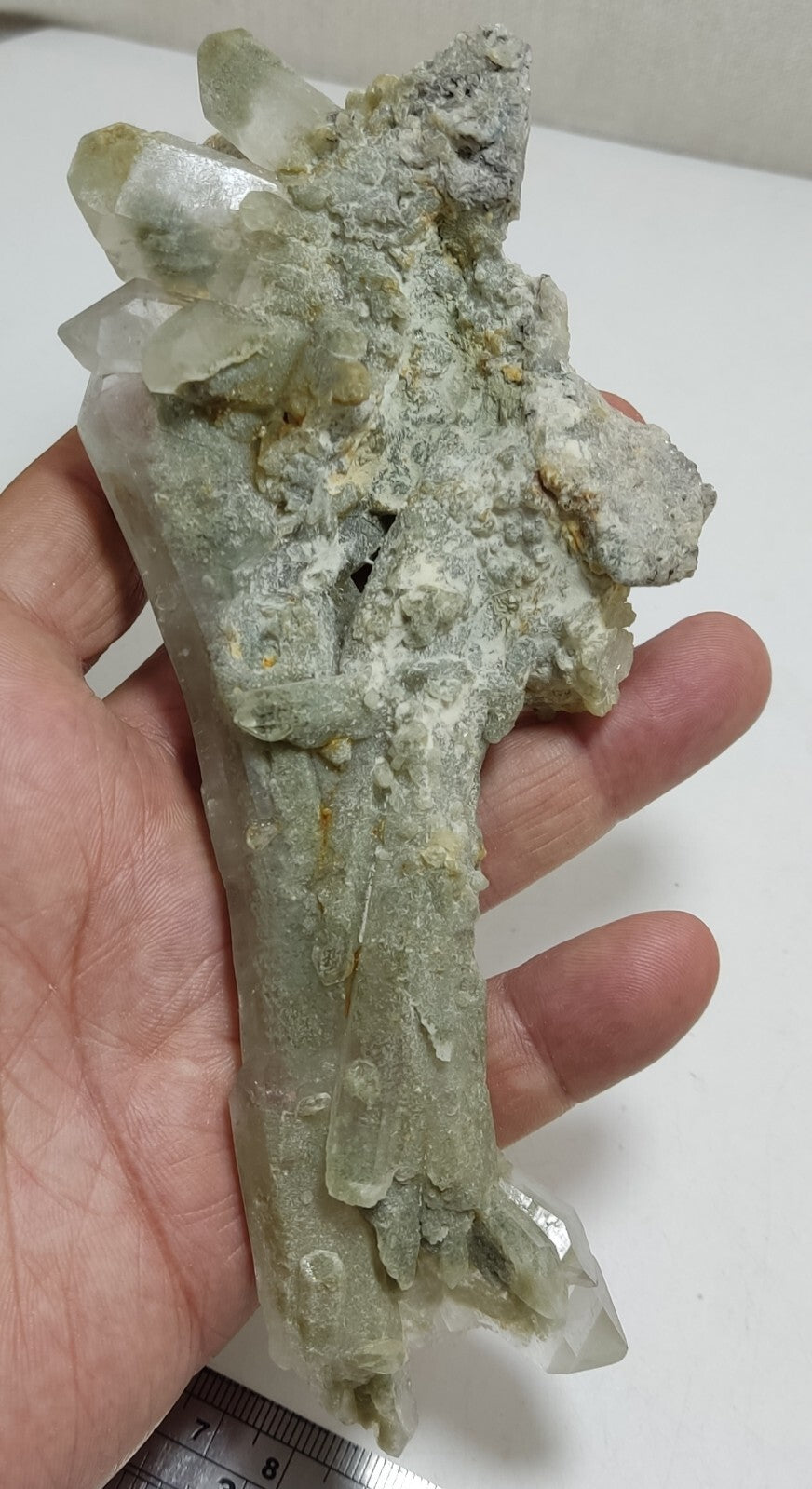 An Aesthetic Natural beautifully terminated Chlorite Quartz specimen 262 grams