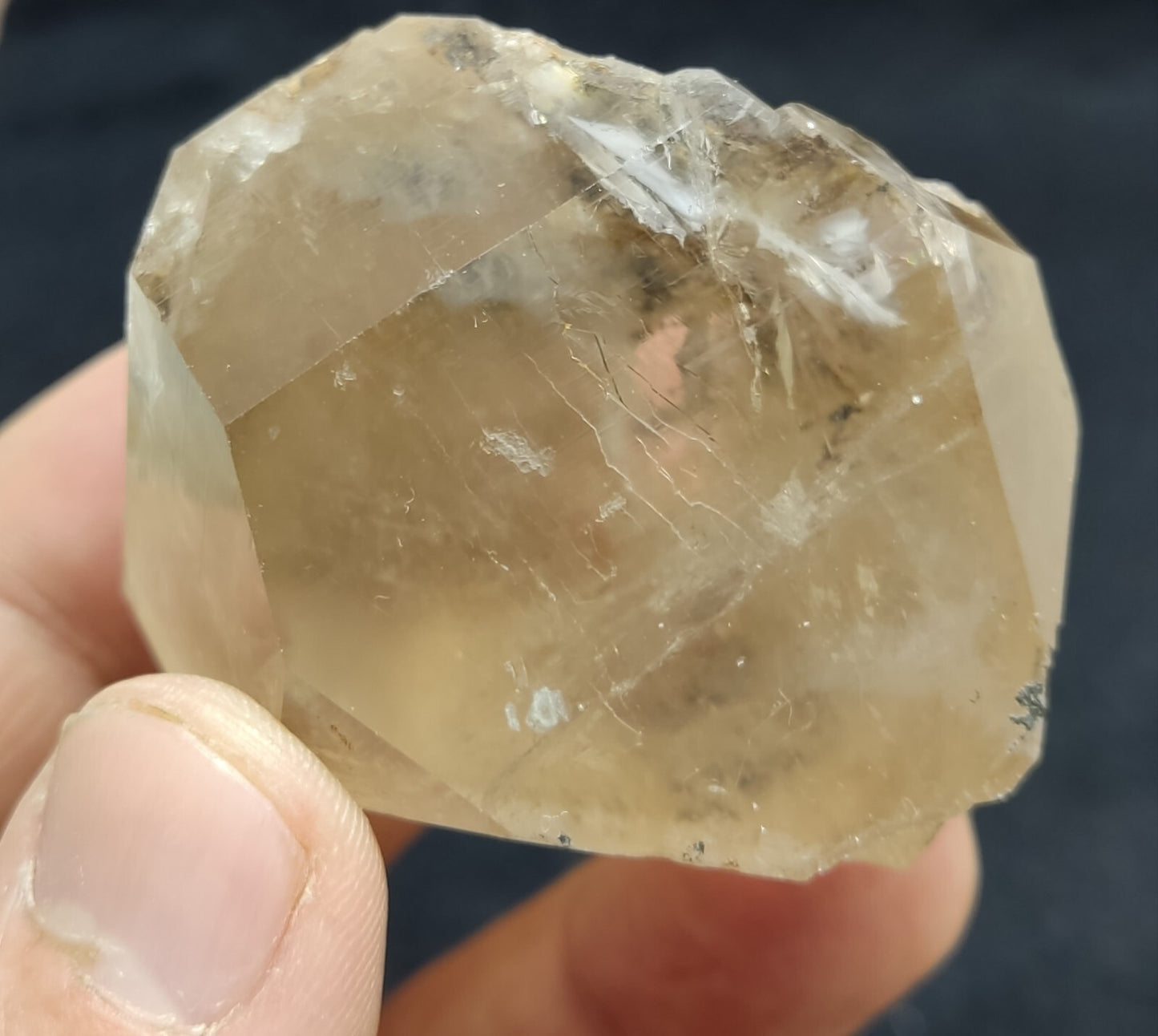 An Aesthetic terminated smoky quartz crystal 130 grams