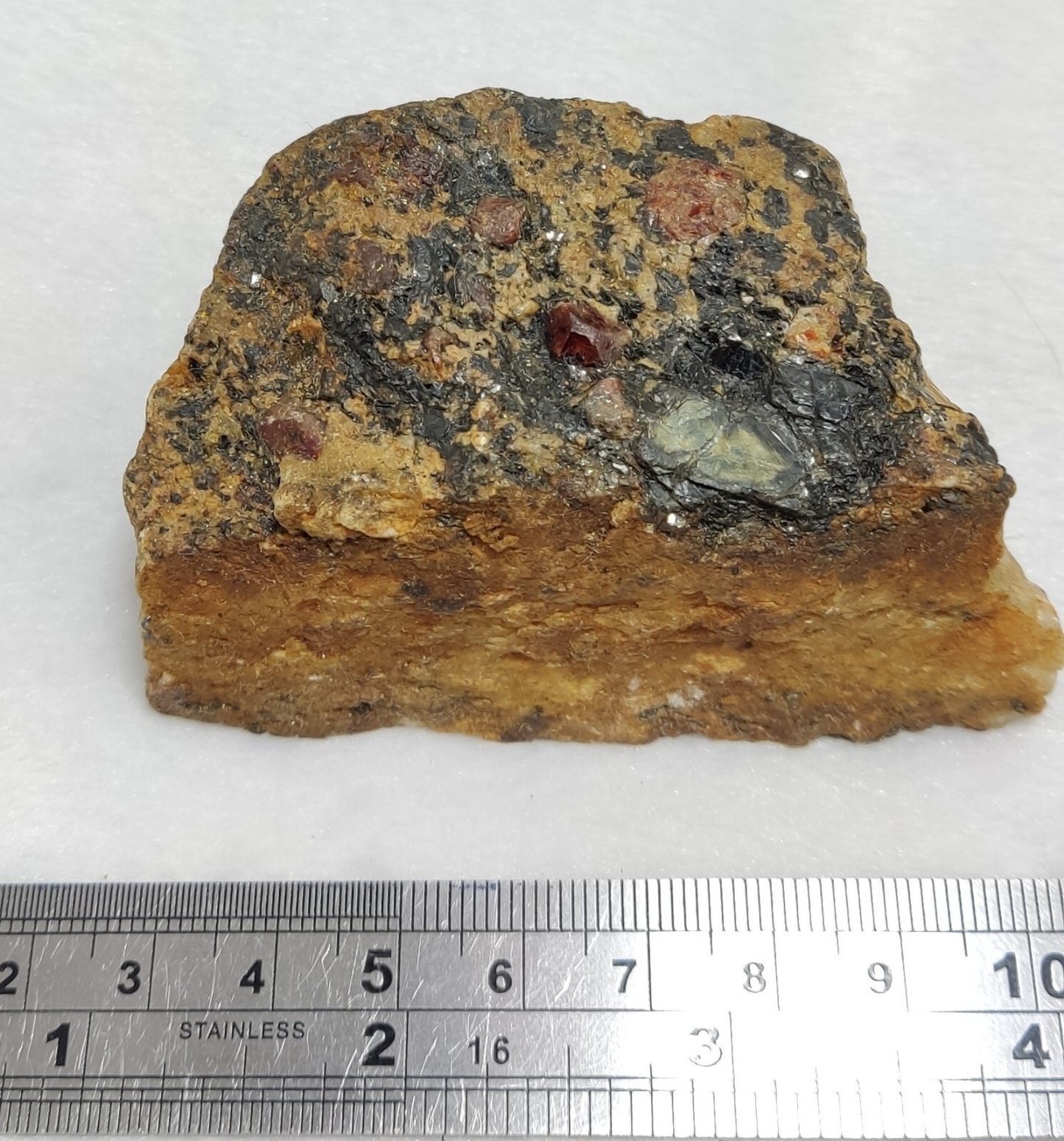 An Aesthetic specimen of zircon crytsals with biotite on matrix 215 grams