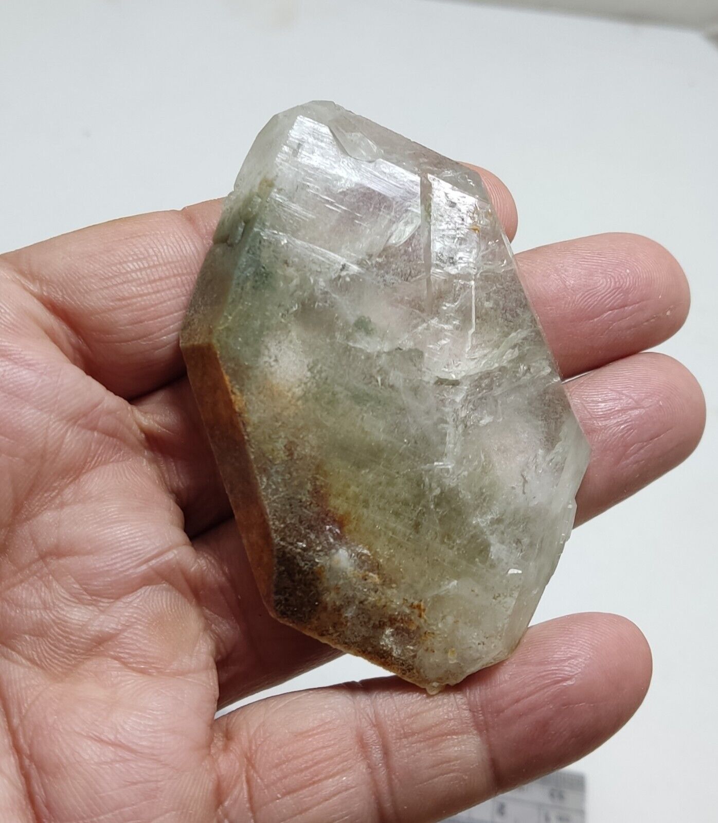 A very Aesthetic Natural beautifully terminated Chlorite Quartz crystal 76 grams