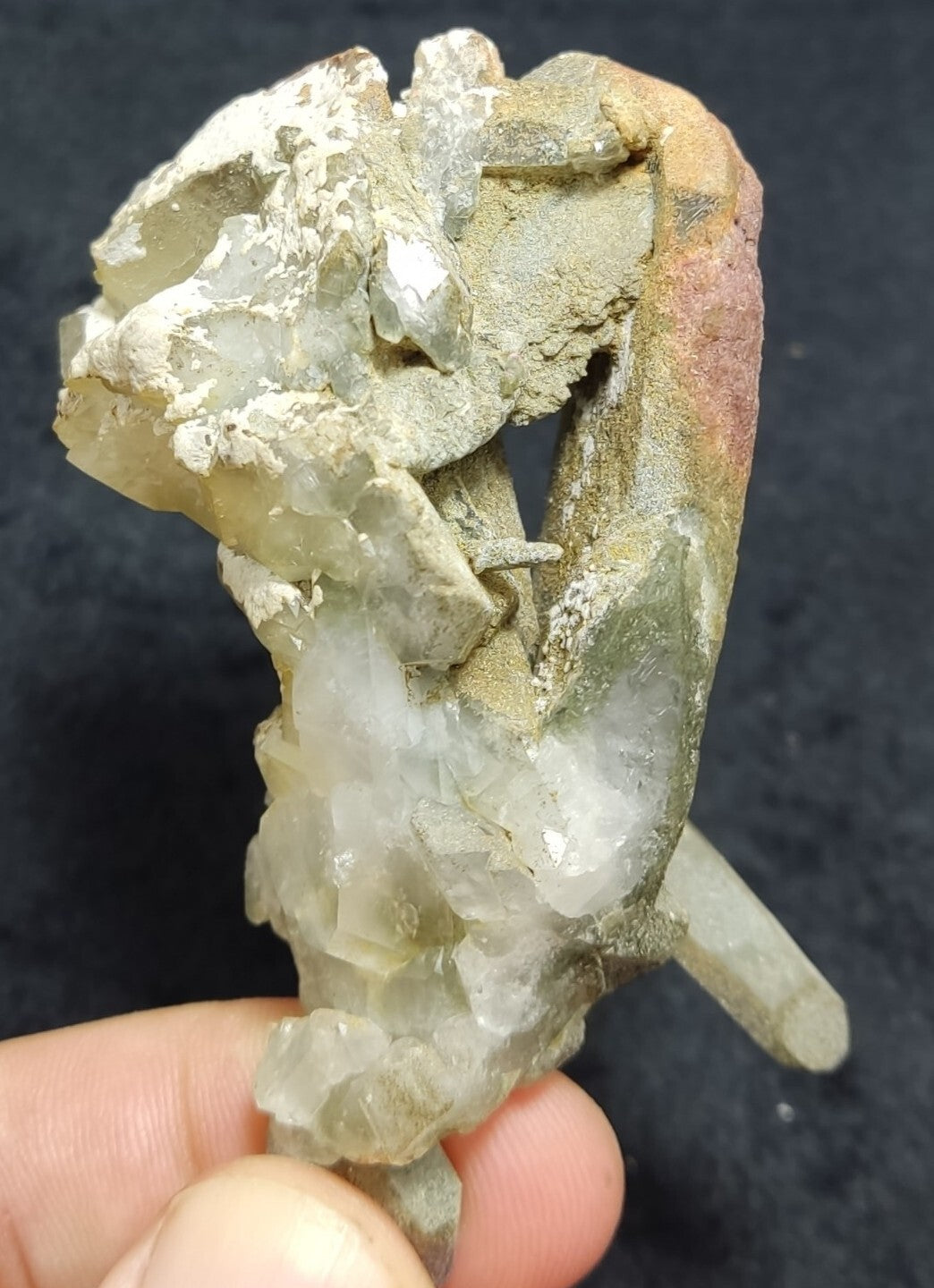 An Aesthetic Natural beautifully terminated Chlorite Quartz cluster 89 grams