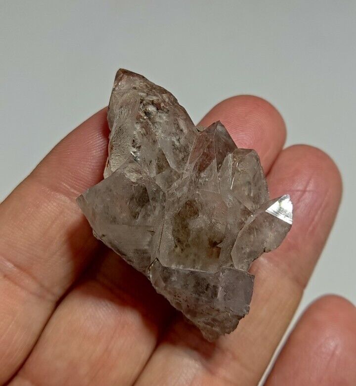 Aesthetic Quartz Cluster With Brookite Inclusions 31 grams